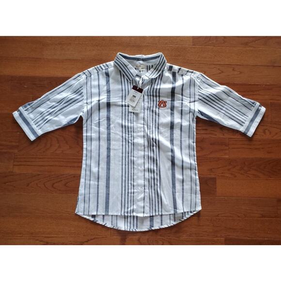 UG Apparel ~ Auburn Tigers Striped Shirt Women's Small 4-6 $58 NWT - Picture 1 of 10